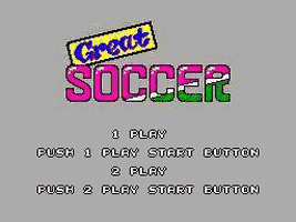 World Soccer Title Screen